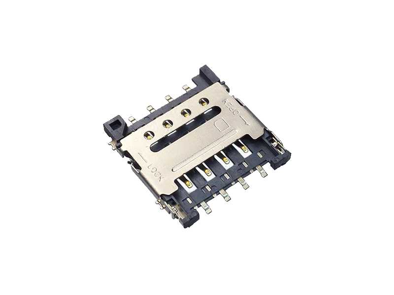 翻蓋式8P1.5H雙排SMT卡座