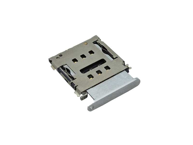 NANO SIM CARD 6PIN卡托式帶偵測卡座