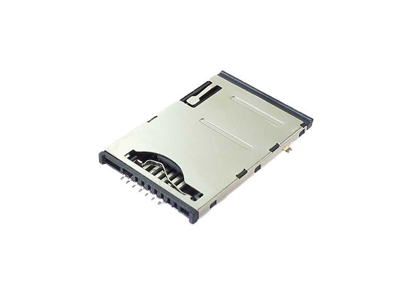 自彈式6+1P帶假卡常閉開關卡座