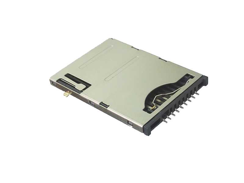 自彈式8+1P帶假卡常閉開關卡座