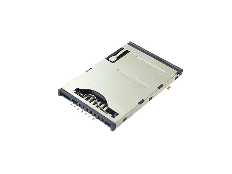 自彈式6+1P帶假卡常閉開關卡座