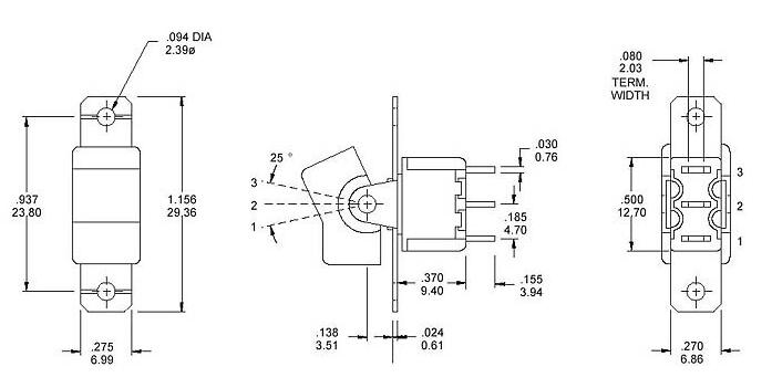 RS8-102R1鈕子開關(guān)圖紙