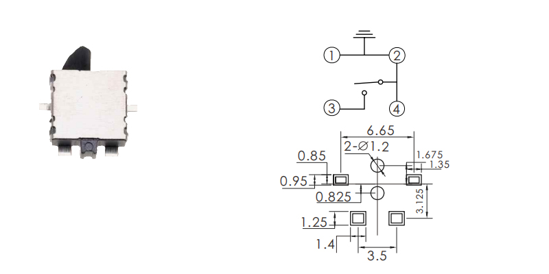 5.45*5.7限位開關安裝圖